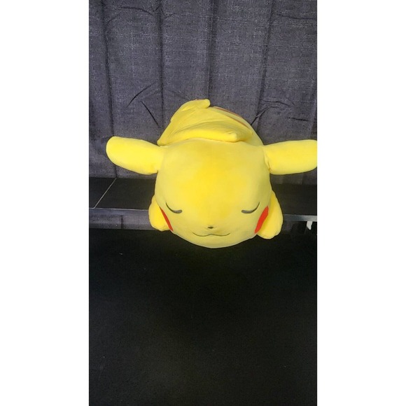 Pokémon Other - Pokemon 18” Sleeping Pikachu Soft Jumbo Large Plush Pillow Buddy,
